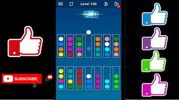 Ball Sort Puzzle Level 130 Color Sorting Games Level 130