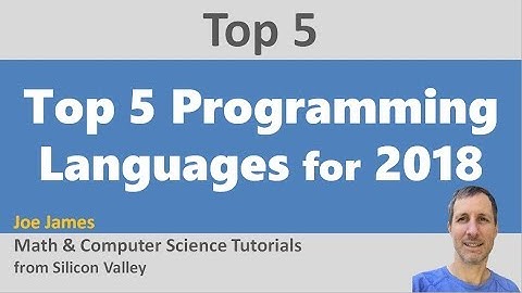 Top 5 Programming Languages for 2018