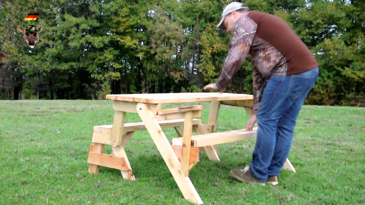 Klappbare gartentisch mit holzbank sitzbank massiv ausziehbar ...