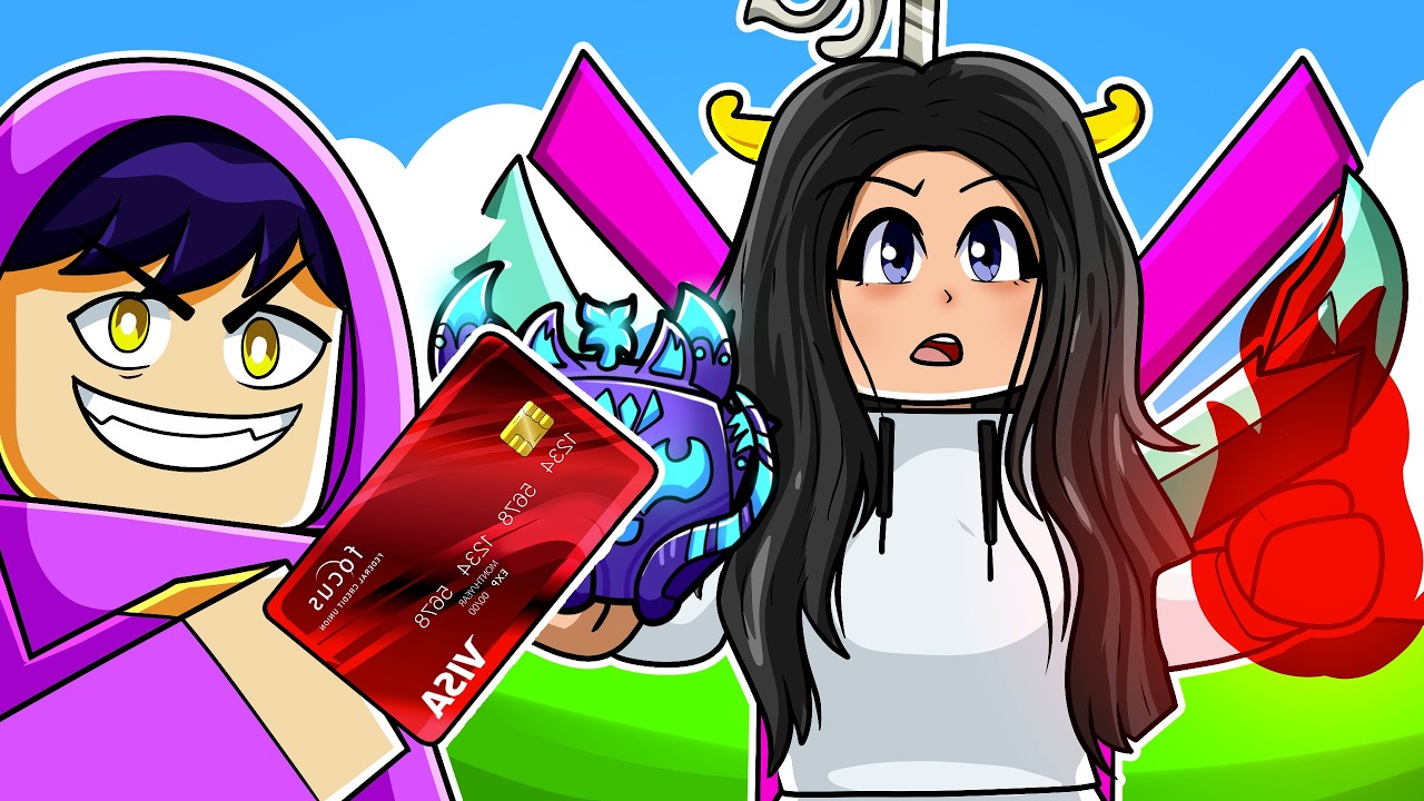 J'ai Amélioré le compte d'une E-Girl pendant 24H ! (Blox Fruits)