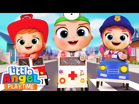 Rescue Squad! | Fun Sing Along Songs by @LittleAngel Playtime