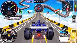 Formula Car Mega Ramp Extreme Racing - GT Car Formula Car Racing Stunts 3D - Android GamePlay screenshot 5