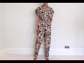 Zimmermann linen floral jumpsuit m