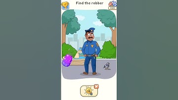 🕵️‍♂️ Who’s the Real Robber? 👀💡 Spot the Clue! | #DOP5 #BrainPuzzle #DrawOnePart #Shorts