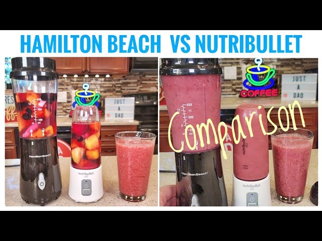 Mueller Ultra Bullet vs Hamilton Beach Personal Blender 