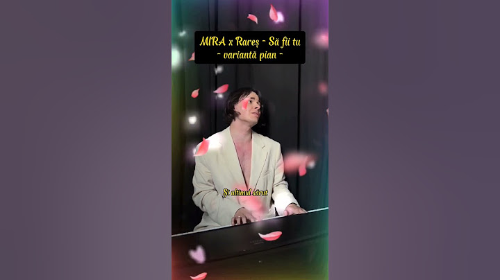 MIRA x Rareș - Să fii tu, variantă pian #mira #miradivina #rares #safiitu #newmusic #lyrics #tiktok