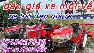 Báo giá xe mới về tại nông cơ thành luân yanmar 220 và 1 số xe mới về