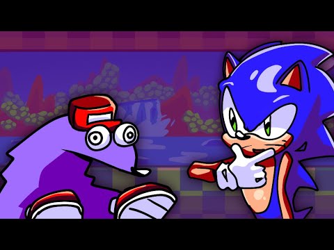 Snick thing he is faster than Sonic but I animation it