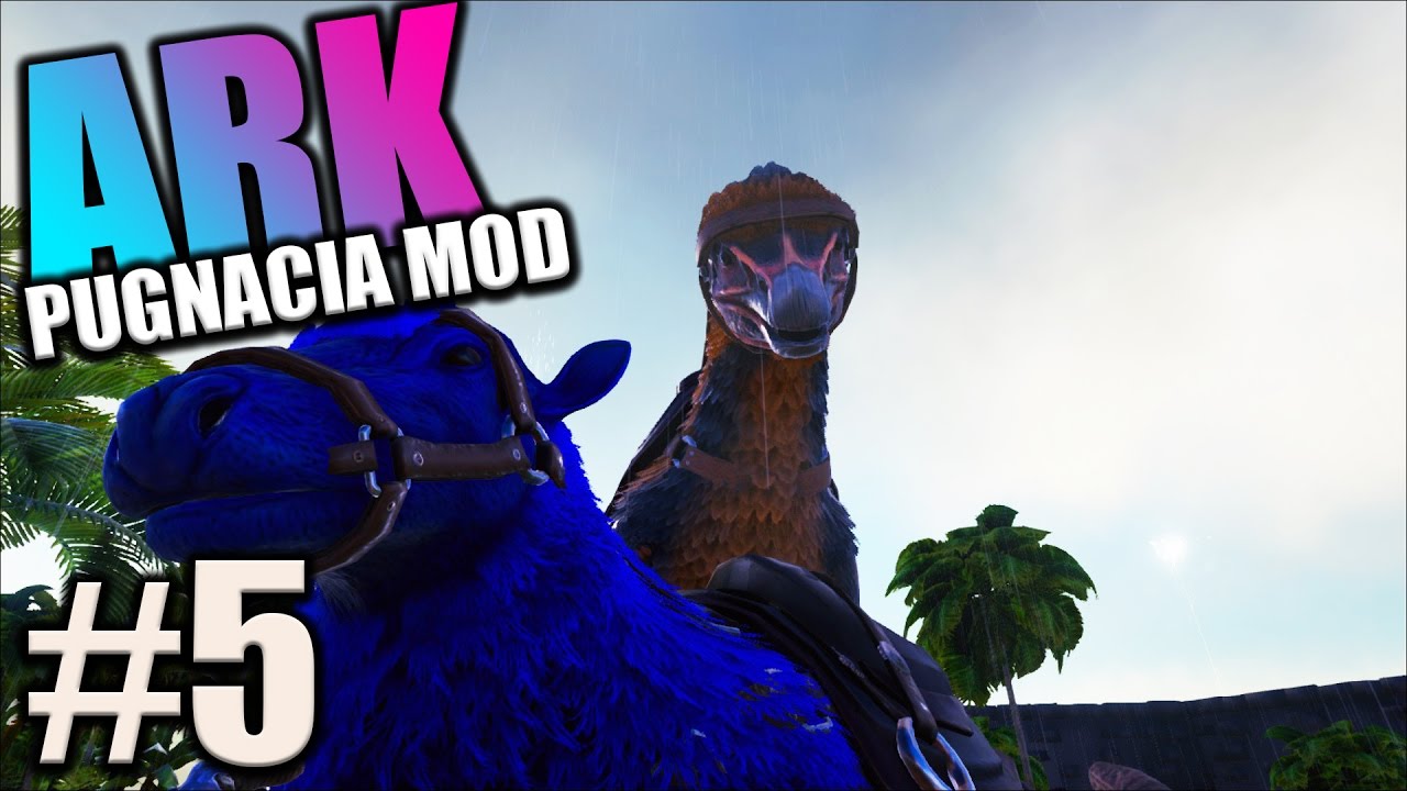 ARK: Survival Evolved - THERIZINOSAURUS & MEGALOSAURUS TAMING, NEW BASE (Ark Pugnacia Mod Gameplay)