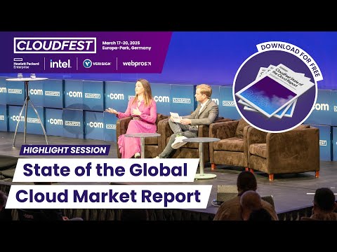 CloudFest 2025: State of the Global Cloud Market Report - video from CloudFest