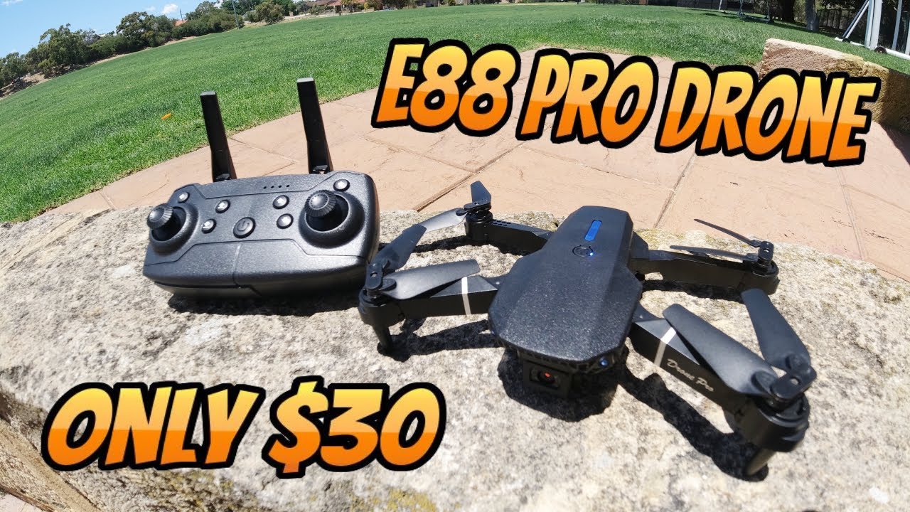 Cheap $30 Foldable Drone for Beginners! E88 Pro Review - YouTube