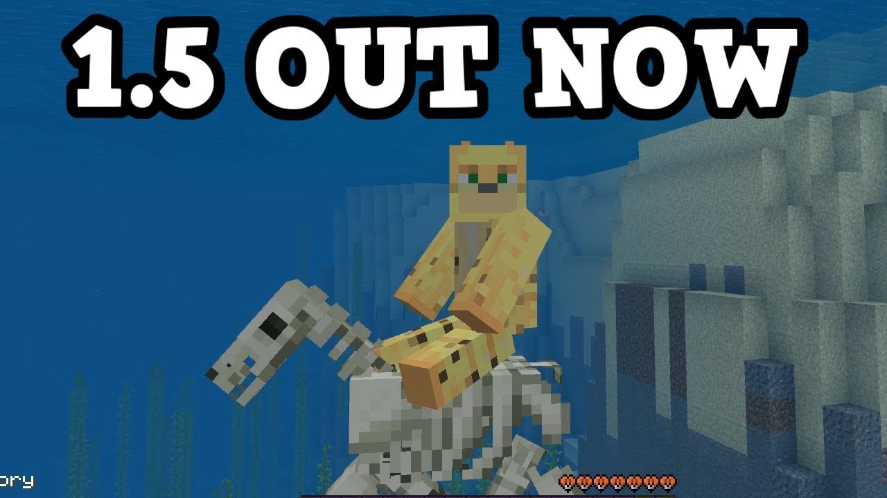 Minecraft Xbox / PE 1.5 Update OUT NOW - w/ Underwater Horses - YouTube