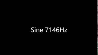 Sine 7146Hz Audio Only