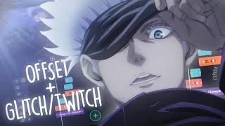 Offset + glitch/twitch | ae inspired transition | tutorial
