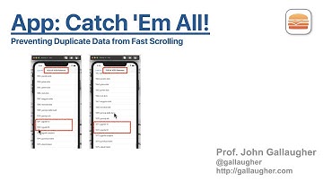Ch. 7.6 - Preventing Duplicate Data with Fast Scrolling