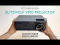 BlitzWolf BW-VP10 PROJECTOR REVIEW - Native 1080P - 6500 LUMENS! (2021)