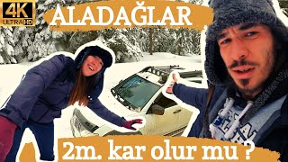 ALADAĞLAR SECTION 2  2M. SNOW PILE LIKE ALASKA! (SNOW CAMP WITH CARAVAN)