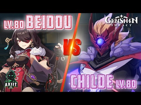Genshin Impact | เจ้ Beidou โหด และ โกงแค่ไหน? โหดพอที่จะขอท้าไฟท์กับบอส Childe แบบไม่เติมHP ไม่บัฟ