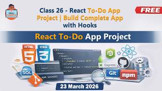 Celebrity Class 26 - React To-Do App Project Part-1 | Build Complete App with Hooks Profile