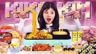 MUKBANG ASMR | Convenience KOREAN STORE (spicy buldak ramen, gimbap, Korean desserts, tteokbokki) by Kika Kim 533,530 views 3 months ago 16 minutes