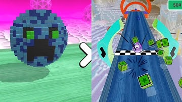 Going Ball vs Reverse gameplay Ball Colour Run walkthrough , iOS Android New Update  ( part : 500 )