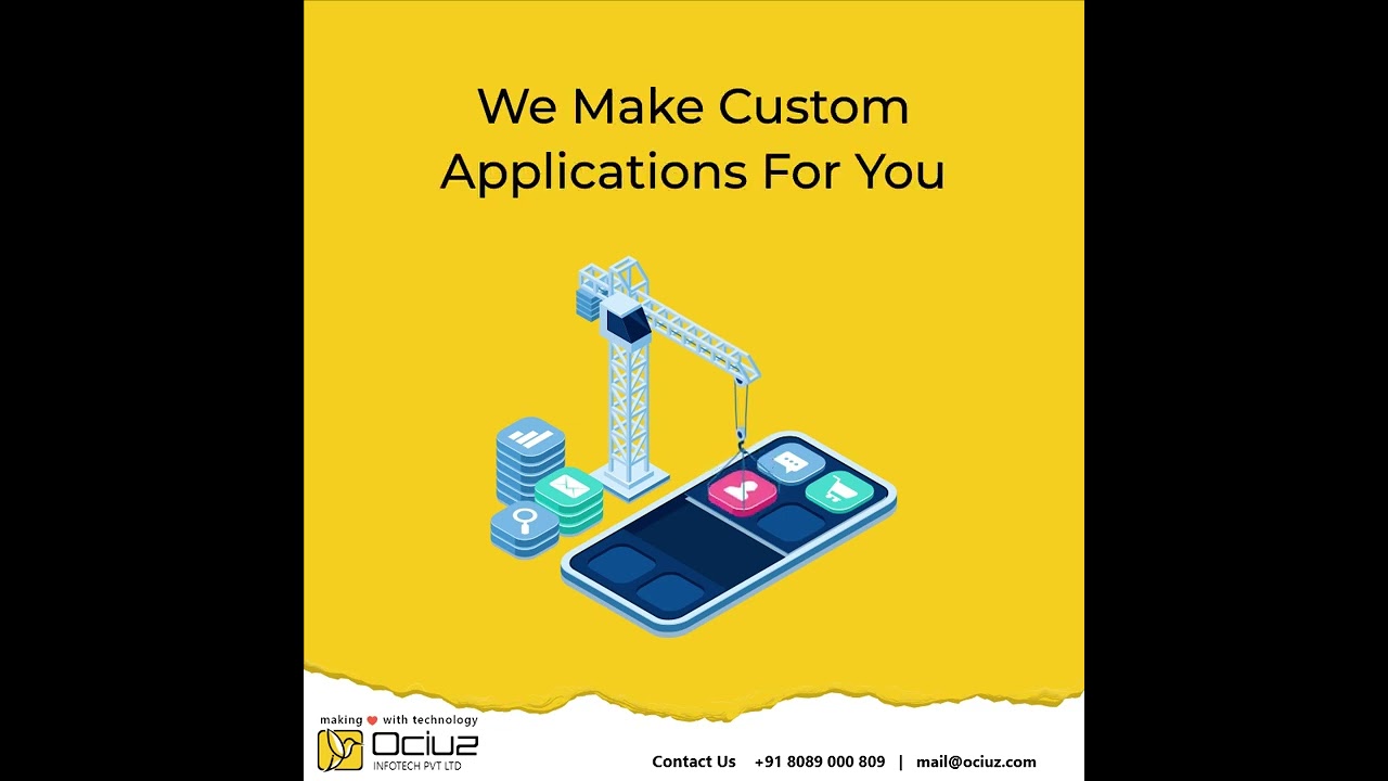 We make custom applications for you