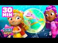 30 Minutes of Guess the Rescues! w/ Molly, Deema & Zooli | Bubble Guppies Mermaids
