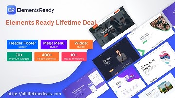 Elements Ready Lifetime Deal - Experience The Best Elementor Addons