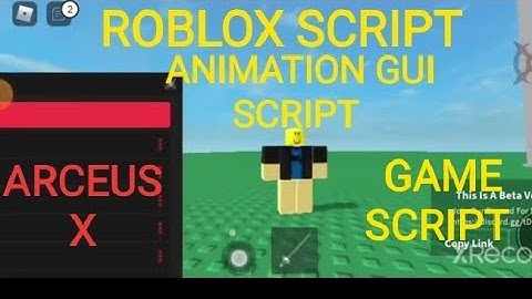 Arceus X Roblox Script (ANIMATION GUI SCRIPT)