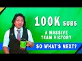 We just hit 100k subs. What's next?