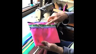 ミシンおじさんのカラフルポーチですねん