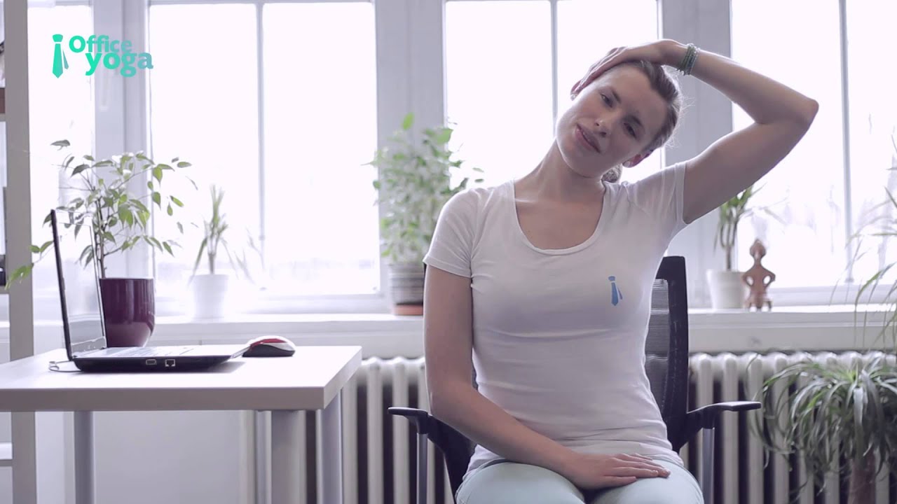 Office yoga - zdravé protažení krční páteře za 5 minut