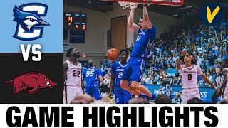#10 Creighton vs #9 Arkansas | 2022 College Basketball Highlights