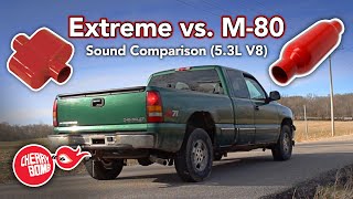 Cherry Bomb® Extreme vs. Cherry Bomb® M-80 - Sound Comparison - 5.3L Chevy