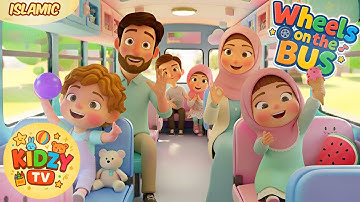 Islamic Wheels on the Bus | Muslim Baby Nursery Rhymes | Islamic Kids Song