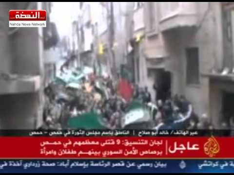 الجزيرة تبث مباشر مشهد مسجل من قبل