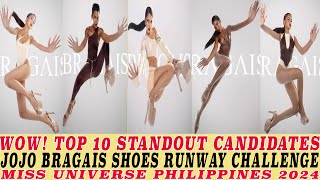 WOW! TOP 10 STANDOUT CANDIDATES JOJO BRAGAIS RUNWAY  CHALLENGE MISS UNIVERSE PHILIPPINES 2024