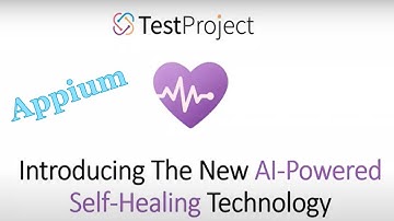 ✔ Mobile AI: Self-Healing Technology From TestProject | (Video 169)