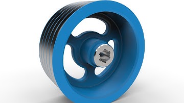 Super easy video how to make a pulley in SolidWorks!