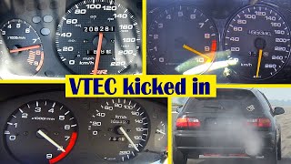 Best of Honda VTEC Turbo / Type R Acceleration & Sound - Compilation vtec kicked in yo