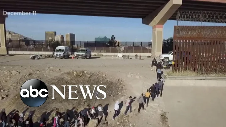 Migrants flood border