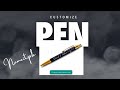 Customize Pen, Nikkah Pen, Perfect Pen for customize