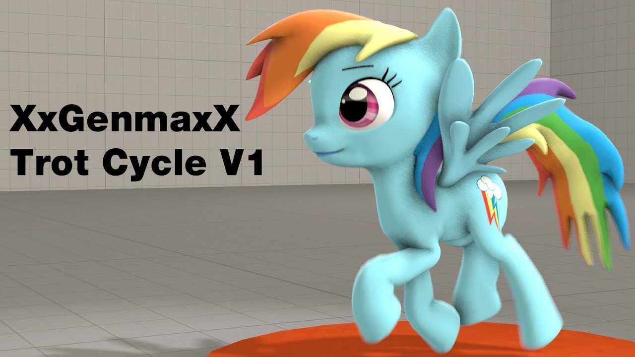 [Sfm Ponies] - Pony Trot