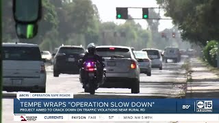 Tempe's Operation Slow Down ends with less crashes, zero fatalities