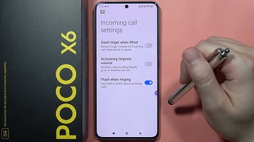 POCO X6: Enable Flash Notifications for Incoming Calls - Flash when Ringing #howtodevices