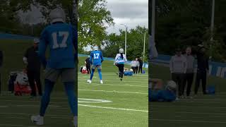 Terrion Arnold's FIRST practice interception | Detroit #Lions #shorts