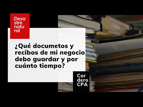 Video: ¿Qué documentos necesita conservar y por cuánto tiempo?
