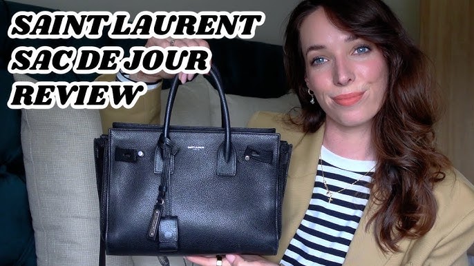 Saint Laurent Bag Versus: Classic Baby Sac De Jour vs Small Cabas Rive  Gauche - Spotted Fashion