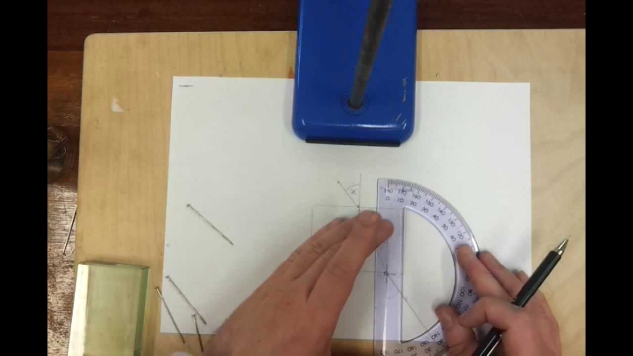 Procedure to Verify Snell's Law YouTube