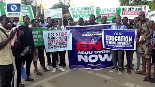 Students Protest As ASUU Extends Strike By 12 Weeks